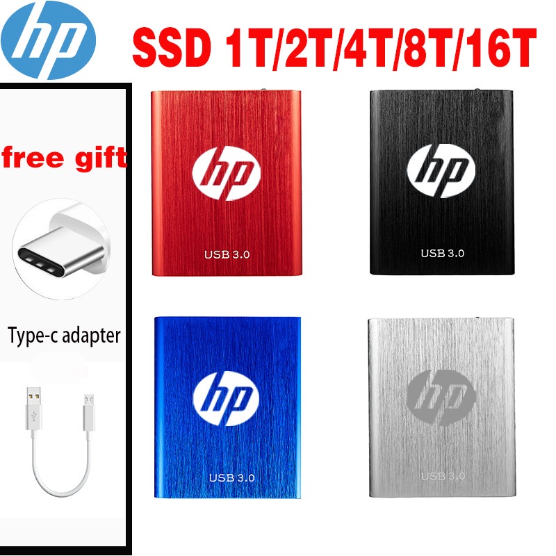 Hp ssd externos 8tb 16tb disko r gido externo de hdd portable solid