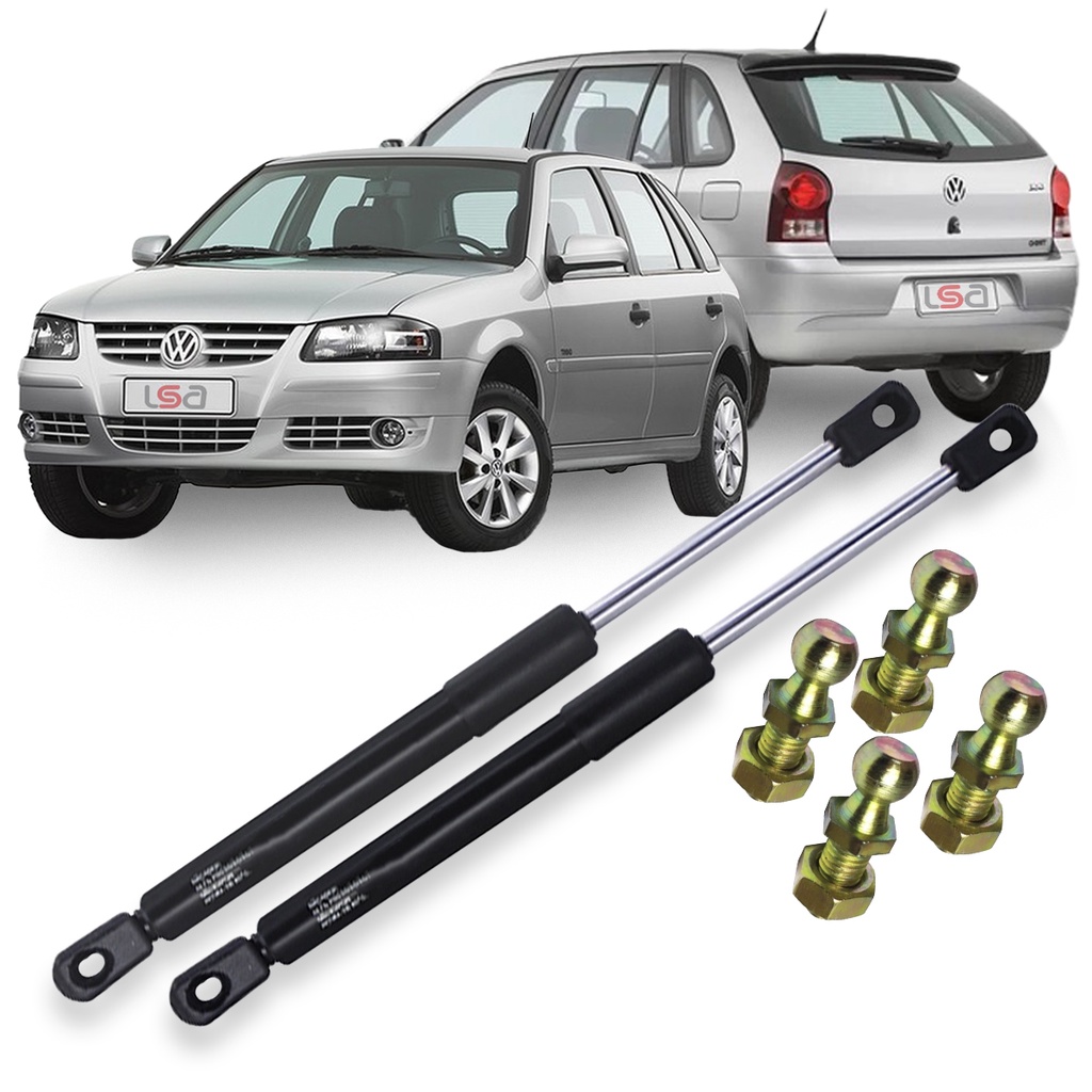 Par Amortecedor Porta Malas Traseira Para Carro Volkswagen Gol G3 G4+4 Pinos Parafuso Esférico em Oferta na Shopee