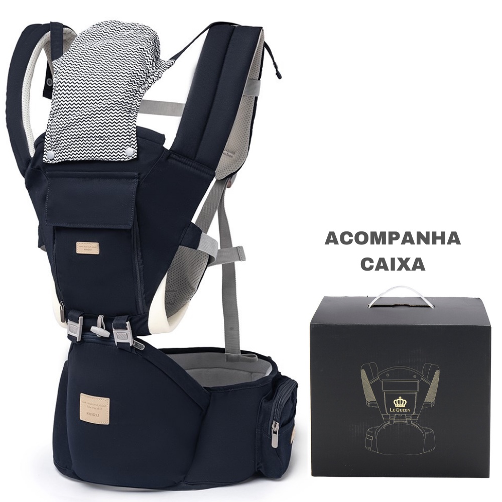 Bolsa Canguru Ergonômico Bebê Mamãe Conforto Original