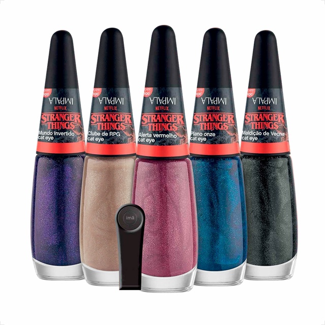 Esmalte Impala Stranger Things Cat Eye Nova Coleção Impala Stranger ...