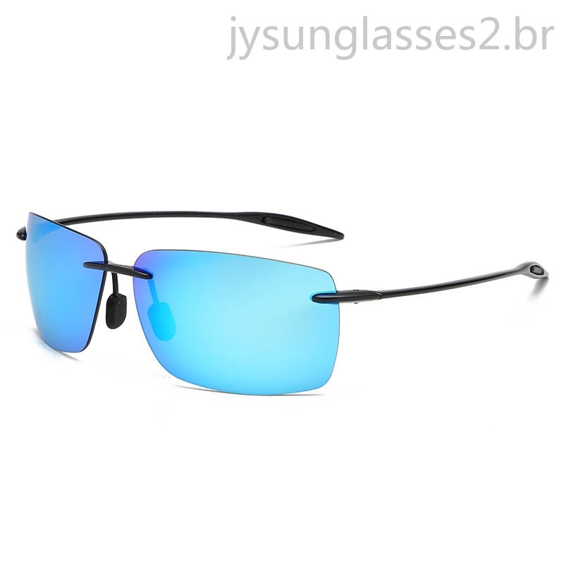 Óculos de sol polarizados sem bordas ultra leves em Oferta na Shopee