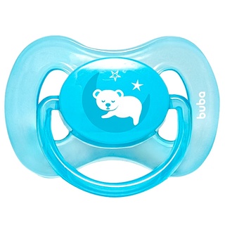 Chupeta Bebe Infantil De 0 à 6 Meses Tamanho 1 Silicone Unitária Comfort Buba