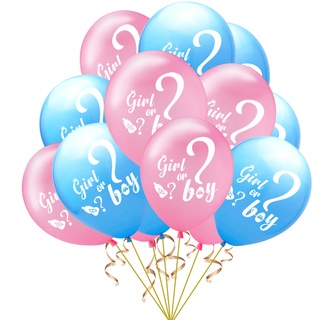Balão de chá de Revelação - 10 balões (5 Azul e 5 Rosa) 30 cm Girl or Boy Promoção em Oferta na Shopee