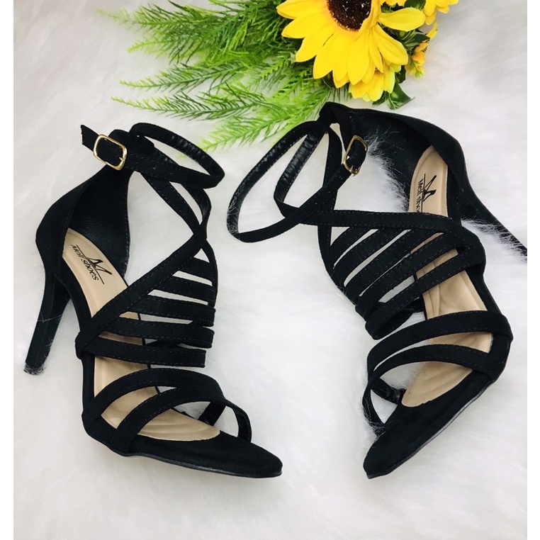 SANDÁLIA GLADIADORA feminina salto 9 cm