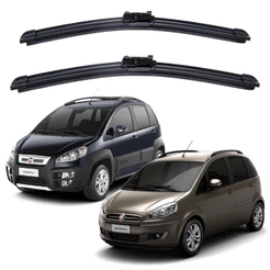 Kit Par Palheta Limpador Para-brisa Fiat Idea e Idea Adventure 2011 A 2013