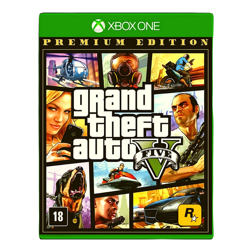 GTA V Jogo Xbox Mídia Física Lacrado