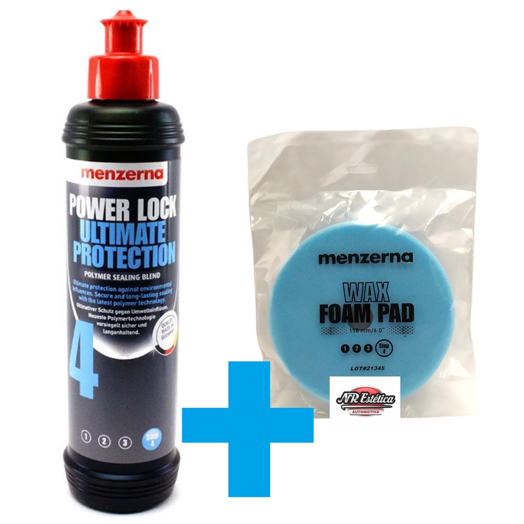 Kit Menzerna Selante Power Lock 250ml+Boina Super Macia Azul