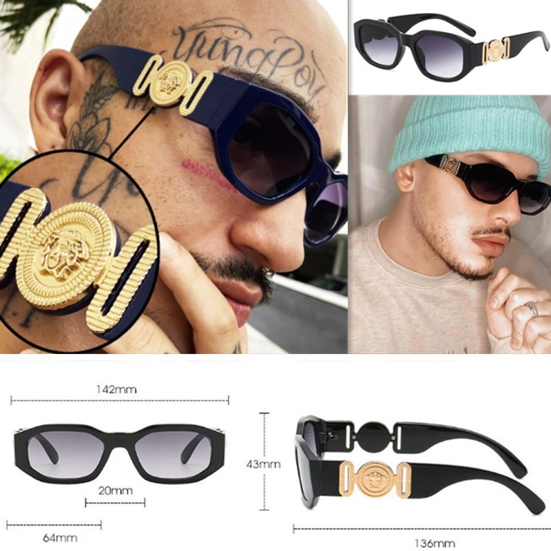 Óculos De Sol De Proteção UV400 2023 Estilo Moda Para Mulheres Homens -  Escorrega o Preço
