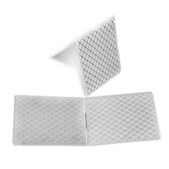 Molde para Embossing Xadrez Coração - Mimo - 10,6 X 15 cm