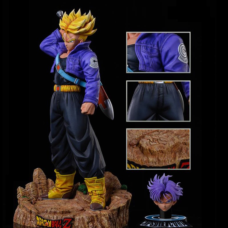 Future Trunks com caixa - À pronta entrega no Brasil RJ action figure  boneco tranks do futuro dragon ball dragonball z gt anime goku vegeta cell  freeza frieza gohan picollo super sayajin