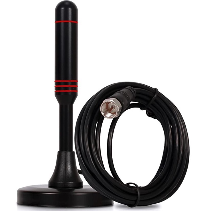 Hmaston Antena De Tv - Antena Interna 3m De Cabo Hdtv Digital/lehmox