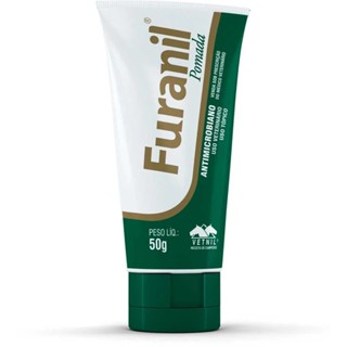 Furanil Pomada 50g - Antimicrobiano P/ Cães, Gatos e Equinos em Oferta na Shopee