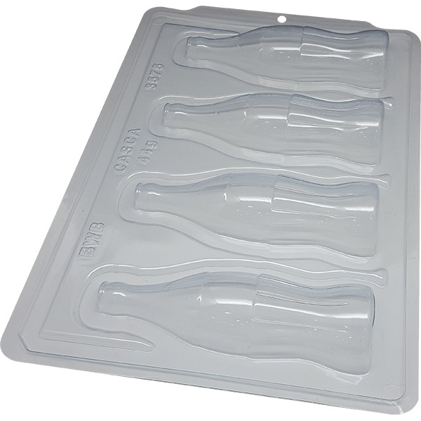 1~4 Forma BWB Com Silicone Semiprofissional, Doces Finos Chocolates - SP Garrafa Tipo Coca-Cola 250ml (CHOCO) em Oferta na Shopee