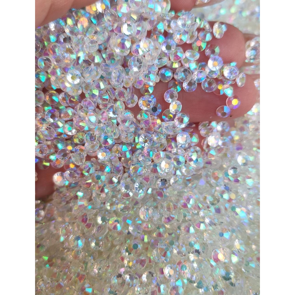 Strass Resina Furta Cor Colorido 4mm Nail Art