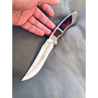 Faca Pequena Madeira Pesca Camping Aço Inox Super Afiada A46 em Oferta na Shopee