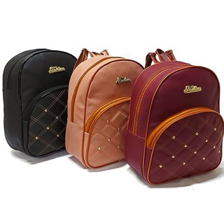 Mochila Feminina Em Couro Sintetico. Bolsas e Mochilas Femininas