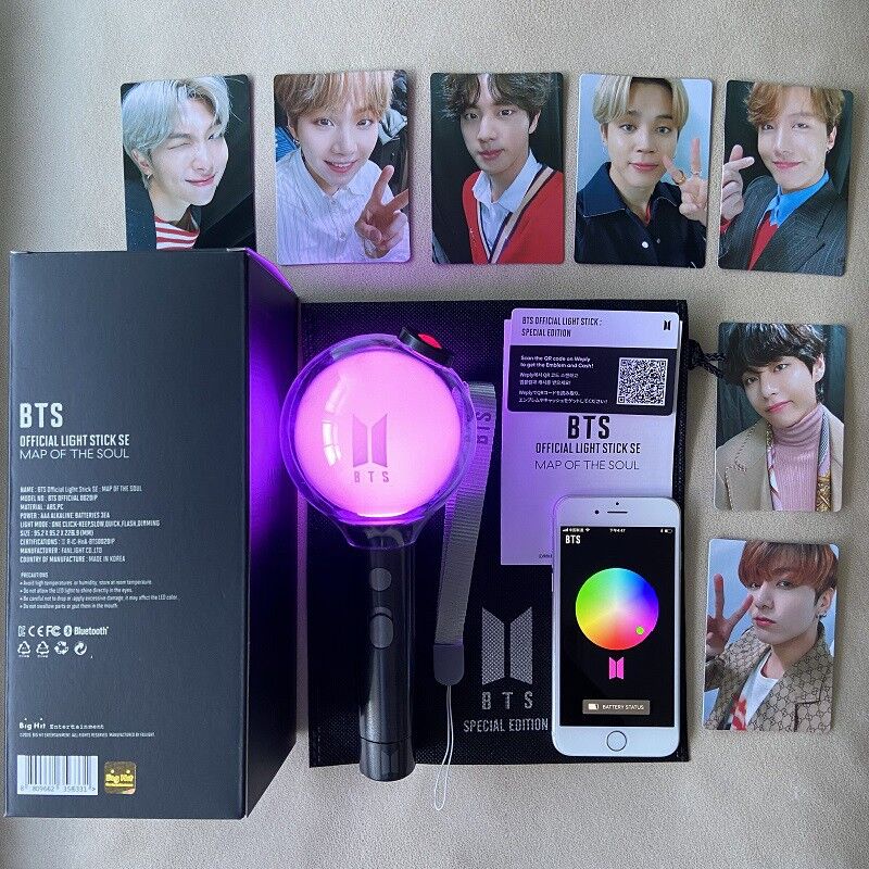 KPOP BTS ARMY BOMB Concert Light Stick Ver.4 MAP de Edição Especial do Soporte Solar Lightstick Conectar com Bluetooth