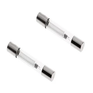 02 Pçs Fusível Vidro Retardo De Alta Microondas 5k 800ma