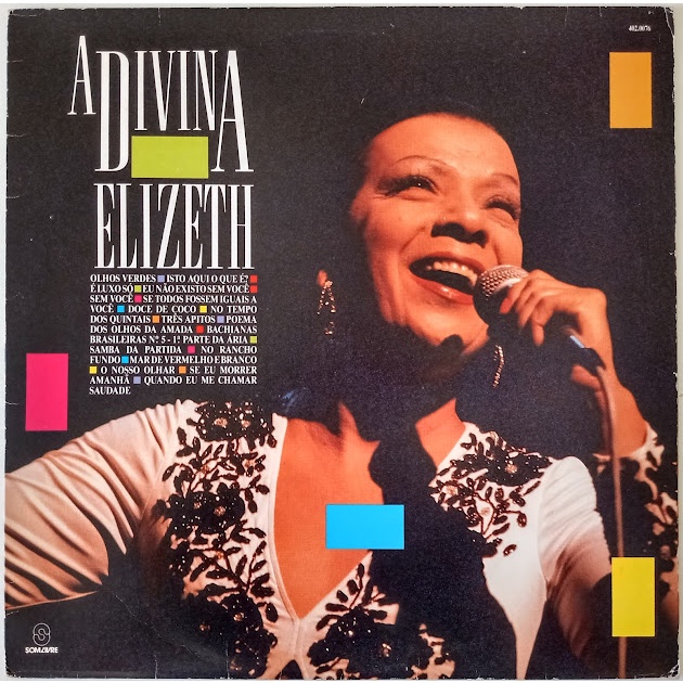 Vinil Lp Disco A Divina Elizeth Cardoso 1990 Excelente Cantora Samba