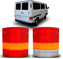 Lente Lanterna Traseira Mb 180 1991 92 93 Até 1994 tricolor Mercedez 180
