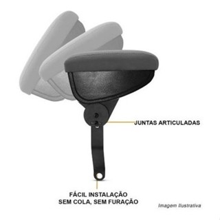 Apoio De Braço Renault Clio 00/16 Em Couro Sintético Cinza em Oferta na Shopee