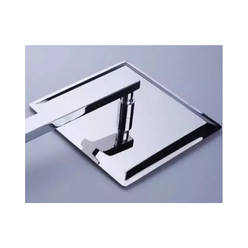 Ducha Chuveiro 20x20 Slim Inox Com Braço 30 Cm Solar Gás — imagem 2 de 2
