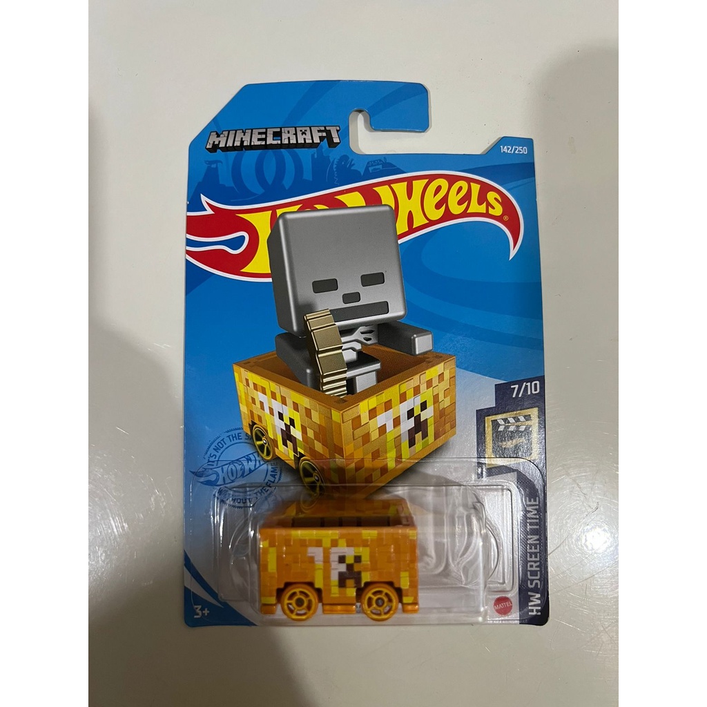 Hot Wheels Minecart - Minecraft #142 - 1/64 - 2021 C4982 | Shopee Brasil