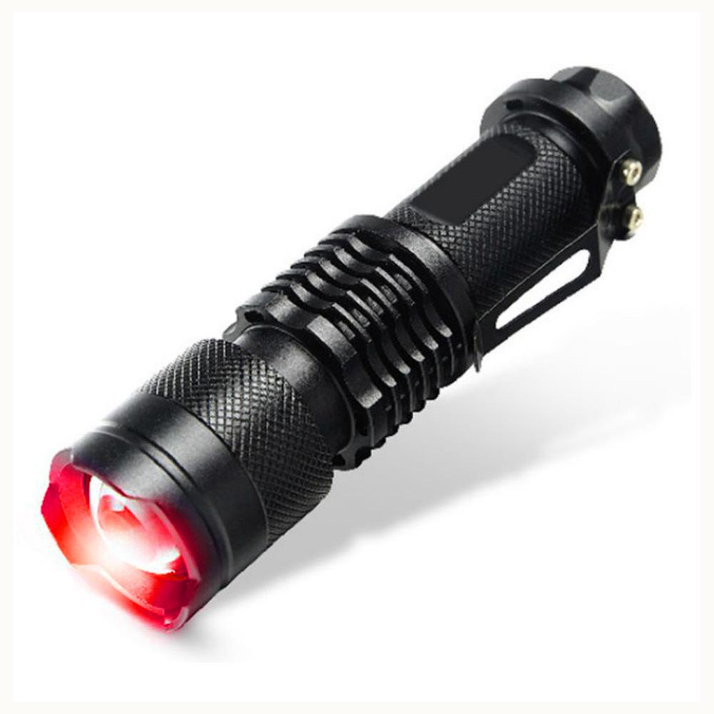 Waroom 850nm Lanterna Led Infravermelho Visão Noturna Caça Portátil Zoom Mini Tocha