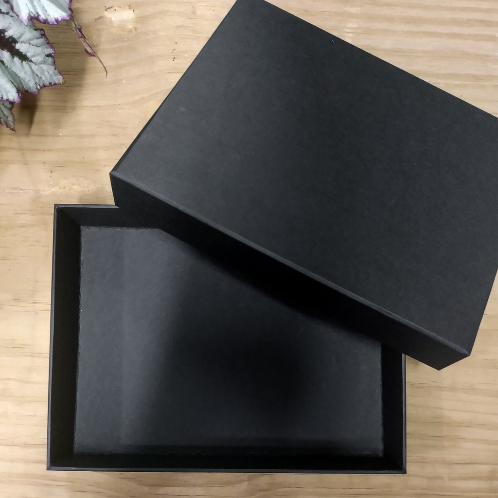 Caixa de papelão artesanal 20x15x4cm para presentes, cores variadas