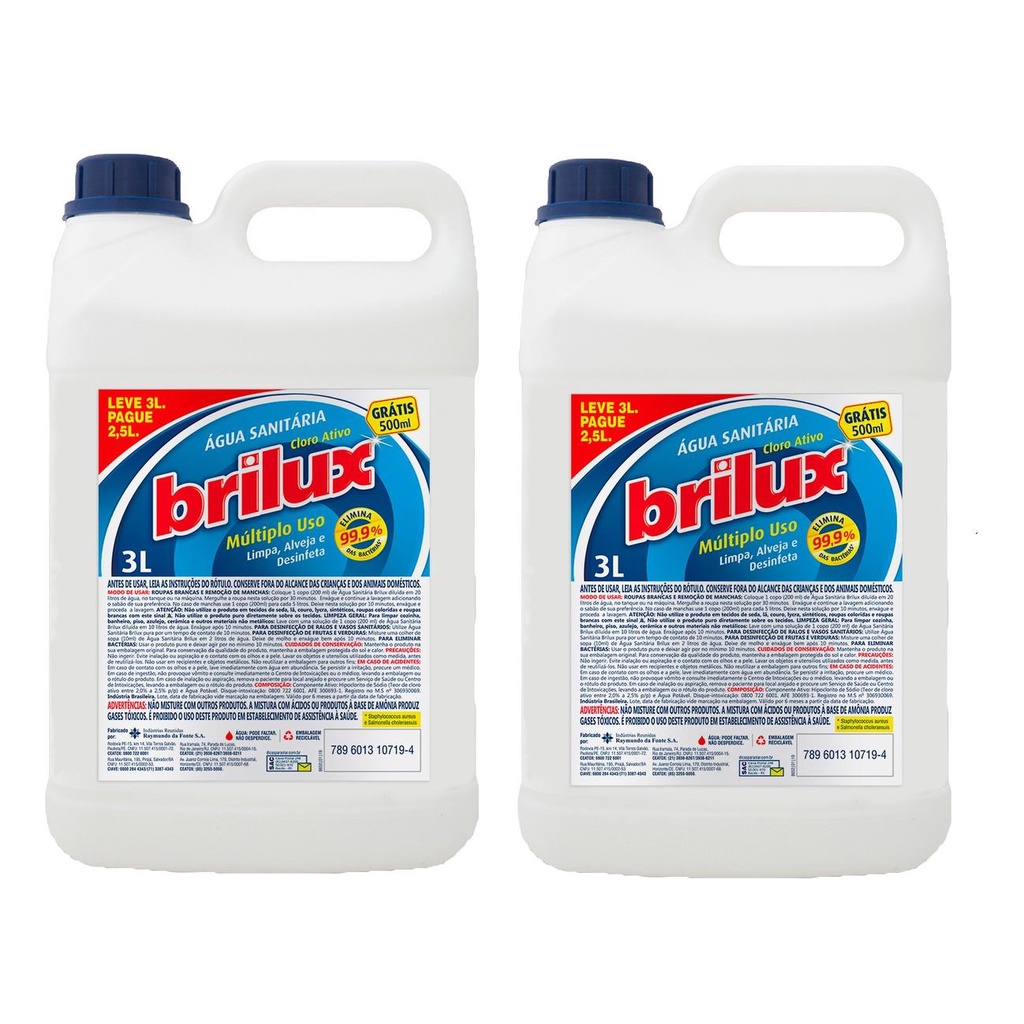 Água Sanitária Brilux: Onde Comprar | BuscaProdutos