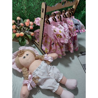 Boneca de pano/Boneca troquinha/Boneca artesanal/vestido de boneca