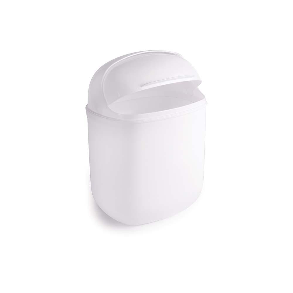 Lixeira de Plástico 3,7 L com Tampa Articulável Flip Top em Oferta na Shopee