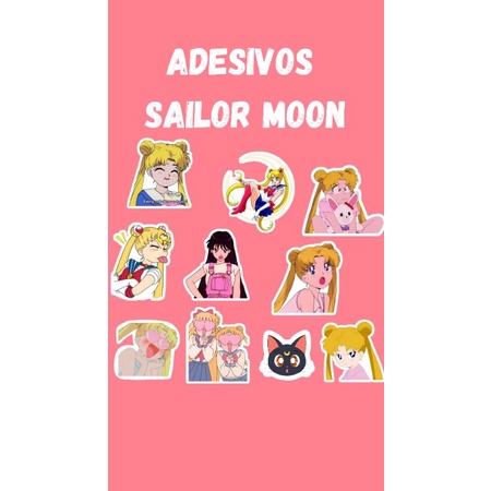 Adesivos Sailor Moon Anime Shopee Brasil