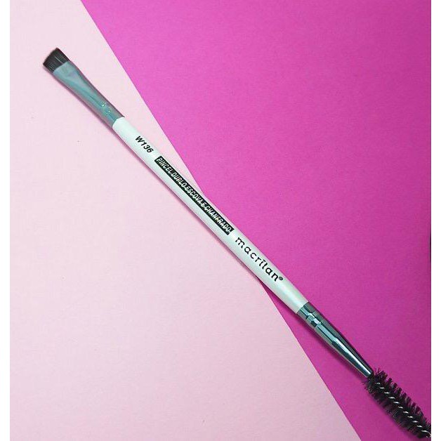 Pincel Duplo Escova e Chanfrado - Macrilan em Oferta na Shopee