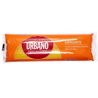 Macarrão Sem Glúten Tradicional Espaguete 500g - Urbano