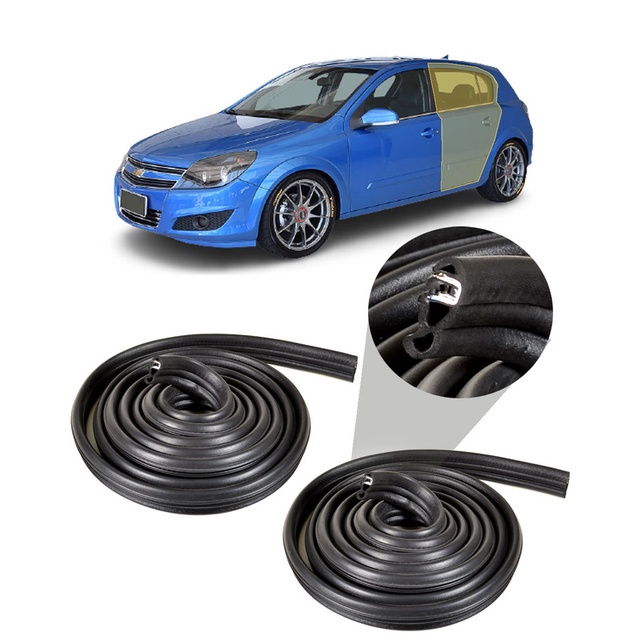 KIT 2 Borrachas Vedação das Portas Vectra GT Elegance 2005 2006 2007 2008 2009 2010 2011
