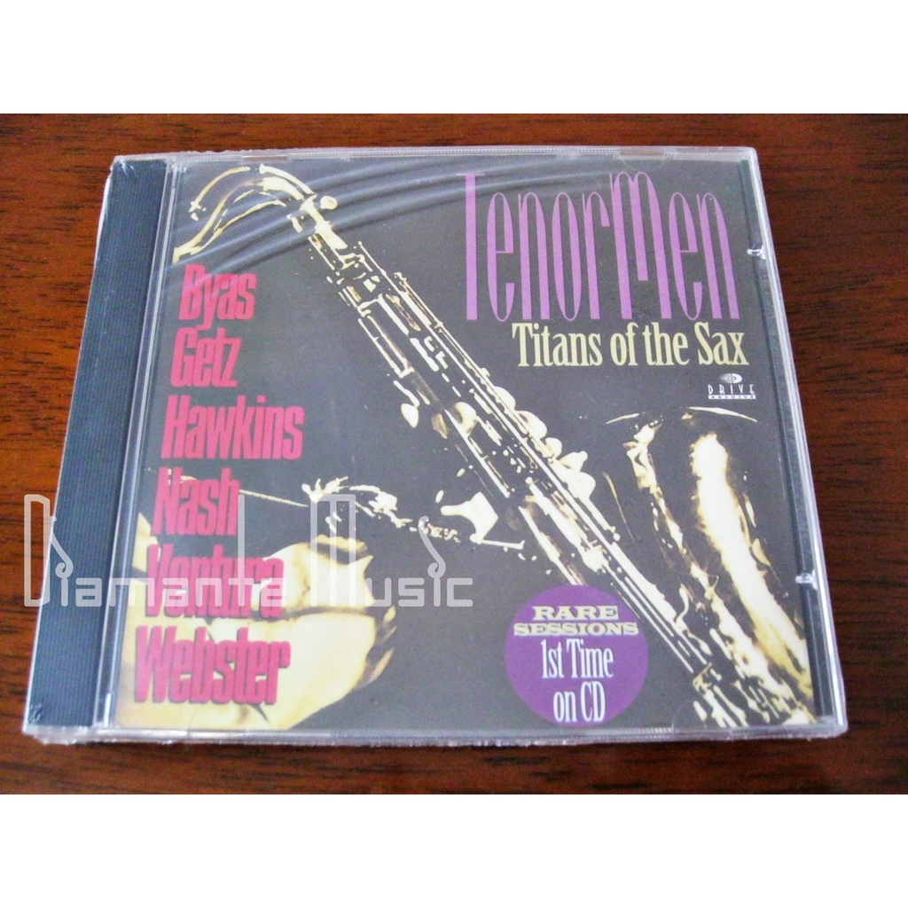 Tenor Men - Titans of the Sax - CD Lacrado Stan Getz Coleman Hawkins Don Byas Ben Webster Charlie Ventura Ted Nash