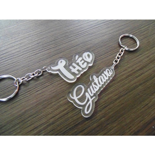Chaveiro Personalizados - Nomes Em Acrílico 2mm - Nome, Data, Palavra - entre outros. em Oferta na Shopee
