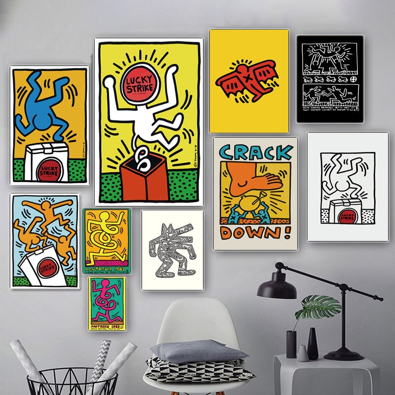 Pinturas Em Tela De Graffiti, Pósteres De Arte De Parede E Imagens De Arte De Rua, Decoração De Parede Para Casa