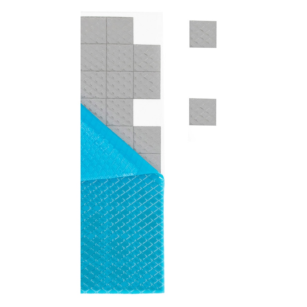 Kit Pad Térmico Thermal 30 Pçs 0x10x0,5mm Alto Desempenho 6w/Mk Para