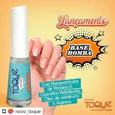 Novo Toque Base Bomba em Oferta na Shopee