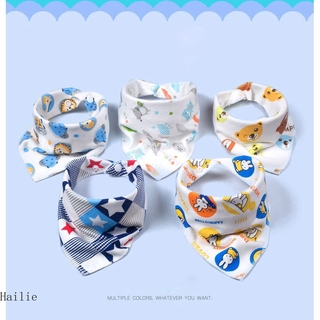 Babador Triangular De Algodão Com Camada Dupla À Prova D