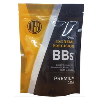 Esfera Plastica Bbs Rossi 0,12g (saco 1000 Un) 6,0mm