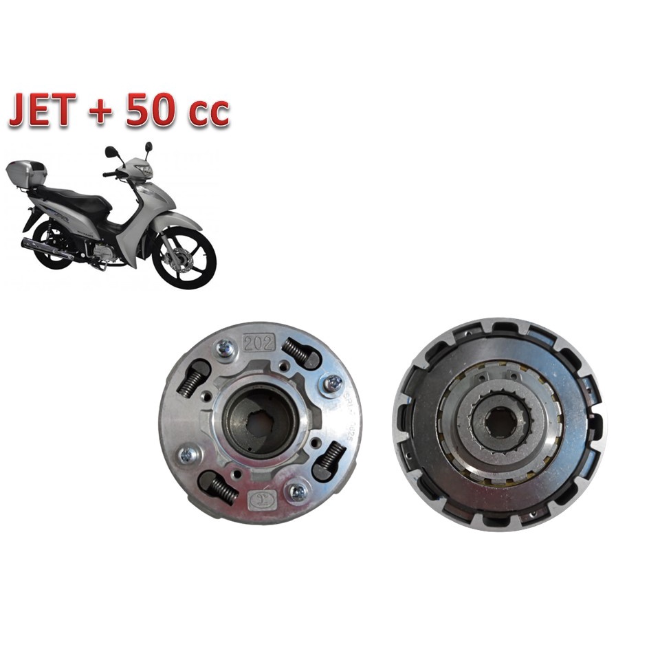 Conjunto de Embreagem completa JET + mais 49 E 50 CC Wuyang da SHINERAY