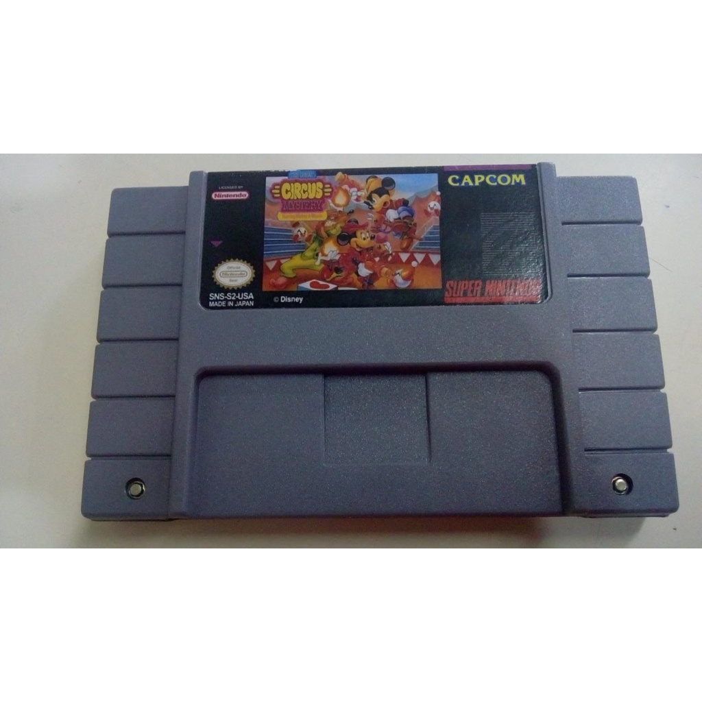 Fita Great Circus Mickey Minnie 2 Jogo Snes Super Nintendo