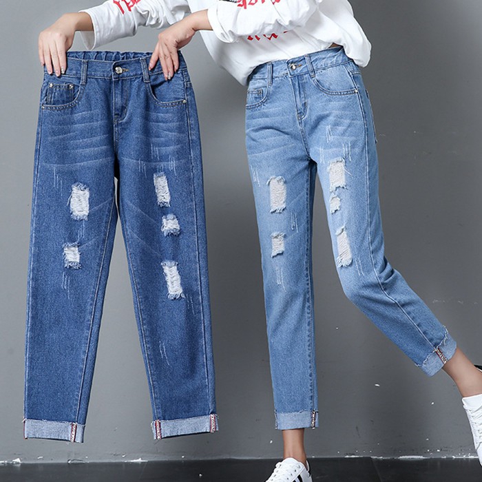 calça jeans feminina cintura alta boyfriend