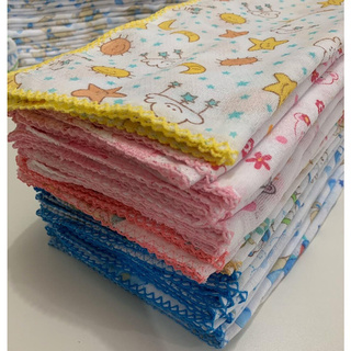 Fralda De Pano 70x70 Com Crochê Pacote Com 10 Unidades em Oferta na Shopee