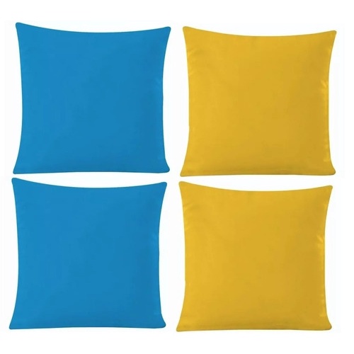 Almofada cheia completa 40x40 com colorida varias cores Oxford nacional em Oferta na Shopee