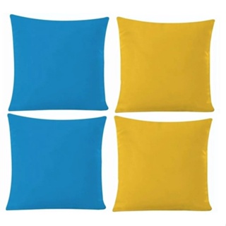 Almofada cheia completa 40x40 com colorida varias cores Oxford nacional em Oferta na Shopee