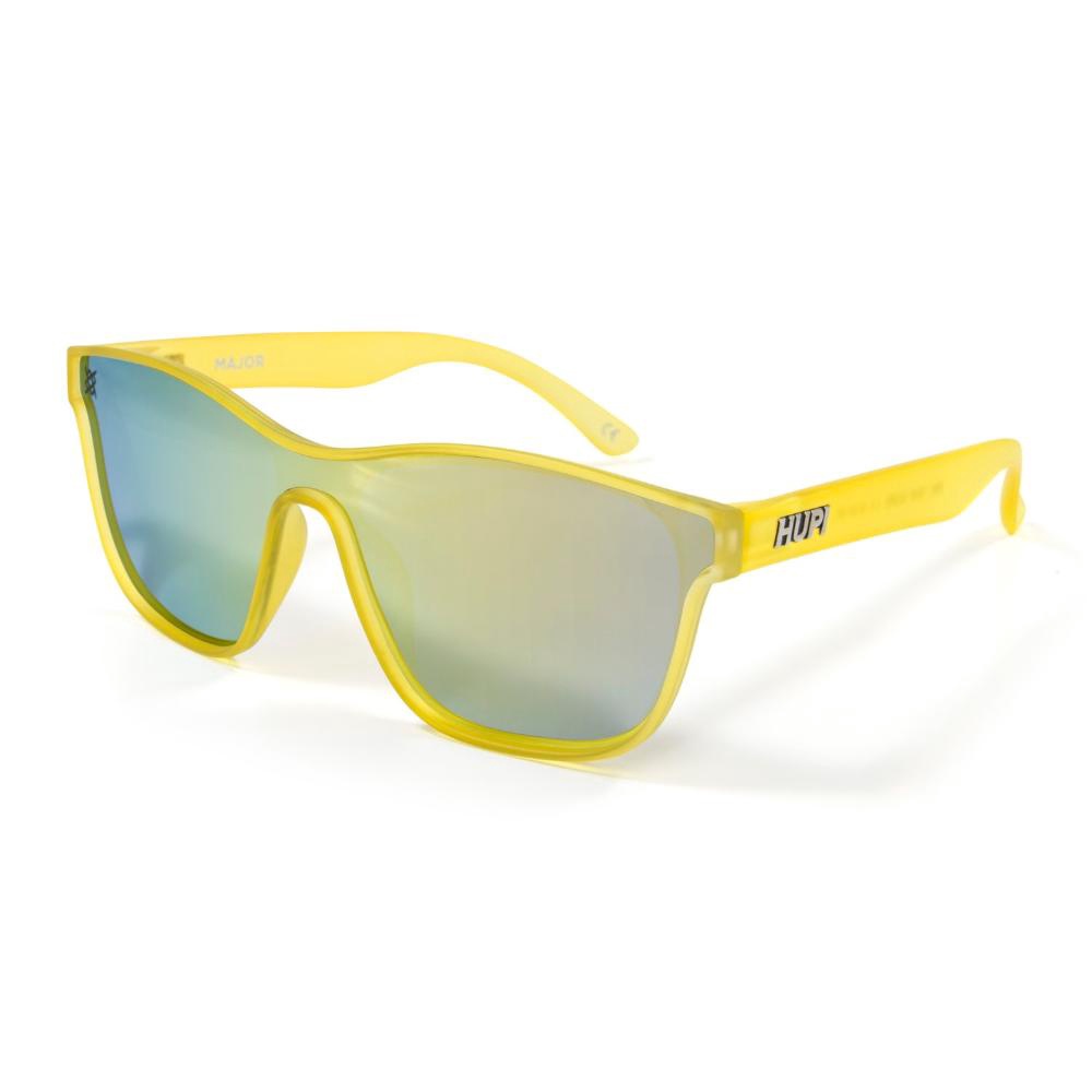 Óculos de Sol HUPI Major Amarelo - Lente Dourado Espelhado em Oferta na Shopee